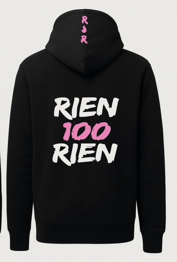 Sweat a capuche RIEN100RIEN rose