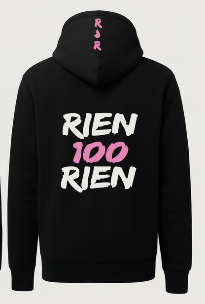 Sweat a capuche RIEN100RIEN rose